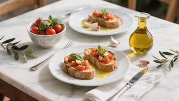 Bruschetta ile Zeytinyağı Uyumu
